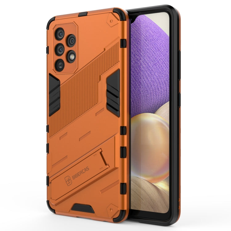 Punk Armor 2 in 1 PC + custodia antiurto in TPU con supporto invisibile, For Samsung Galaxy A32 4G