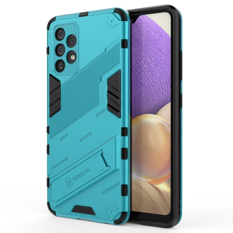 Punk Armor 2 in 1 PC + custodia antiurto in TPU con supporto invisibile, For Samsung Galaxy A32 4G
