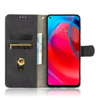 Tinta unita Skin Feel Fibbia magnetica Flip orizzontale Custodia in pelle PU con struttura in vitello con supporto e slot per schede e portafoglio, For Motorola Moto G Stylus 5G, For Nokia C1 Plus