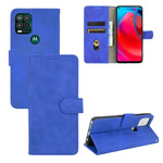 Tinta unita Skin Feel Fibbia magnetica Flip orizzontale Custodia in pelle PU con struttura in vitello con supporto e slot per schede e portafoglio, For Motorola Moto G Stylus 5G, For Nokia C1 Plus