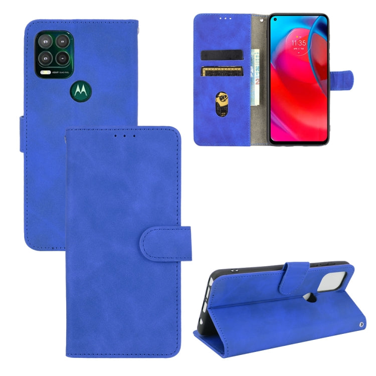 Tinta unita Skin Feel Fibbia magnetica Flip orizzontale Custodia in pelle PU con struttura in vitello con supporto e slot per schede e portafoglio, For Motorola Moto G Stylus 5G, For Nokia C1 Plus