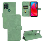 Tinta unita Skin Feel Fibbia magnetica Flip orizzontale Custodia in pelle PU con struttura in vitello con supporto e slot per schede e portafoglio, For Motorola Moto G Stylus 5G, For Nokia C1 Plus