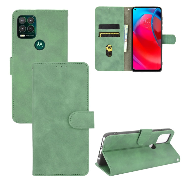 Tinta unita Skin Feel Fibbia magnetica Flip orizzontale Custodia in pelle PU con struttura in vitello con supporto e slot per schede e portafoglio, For Motorola Moto G Stylus 5G, For Nokia C1 Plus
