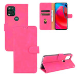 Tinta unita Skin Feel Fibbia magnetica Flip orizzontale Custodia in pelle PU con struttura in vitello con supporto e slot per schede e portafoglio, For Motorola Moto G Stylus 5G, For Nokia C1 Plus