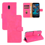 Tinta unita Skin Feel Fibbia magnetica Flip orizzontale Custodia in pelle PU con struttura in vitello con supporto e slot per schede e portafoglio, For Motorola Moto G Stylus 5G, For Nokia C1 Plus