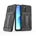 War Chariot Series Armor Custodia protettiva antiurto per PC + TPU all-inclusive con supporto invisibile, For OPPO Reno6 5G, For OnePlus 9