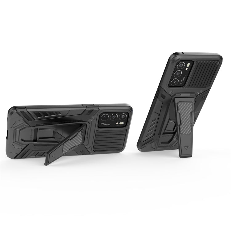 War Chariot Series Armor Custodia protettiva antiurto per PC + TPU all-inclusive con supporto invisibile, For OPPO Reno6 5G, For OnePlus 9