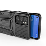 War Chariot Series Armor Custodia protettiva antiurto per PC + TPU all-inclusive con supporto invisibile, For OPPO Reno6 5G, For OnePlus 9