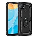 Custodia protettiva antiurto in TPU + PC con supporto girevole a 360 gradi, For OPPO A15