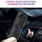 Custodia protettiva antiurto in TPU + PC con supporto girevole a 360 gradi, For OPPO A15