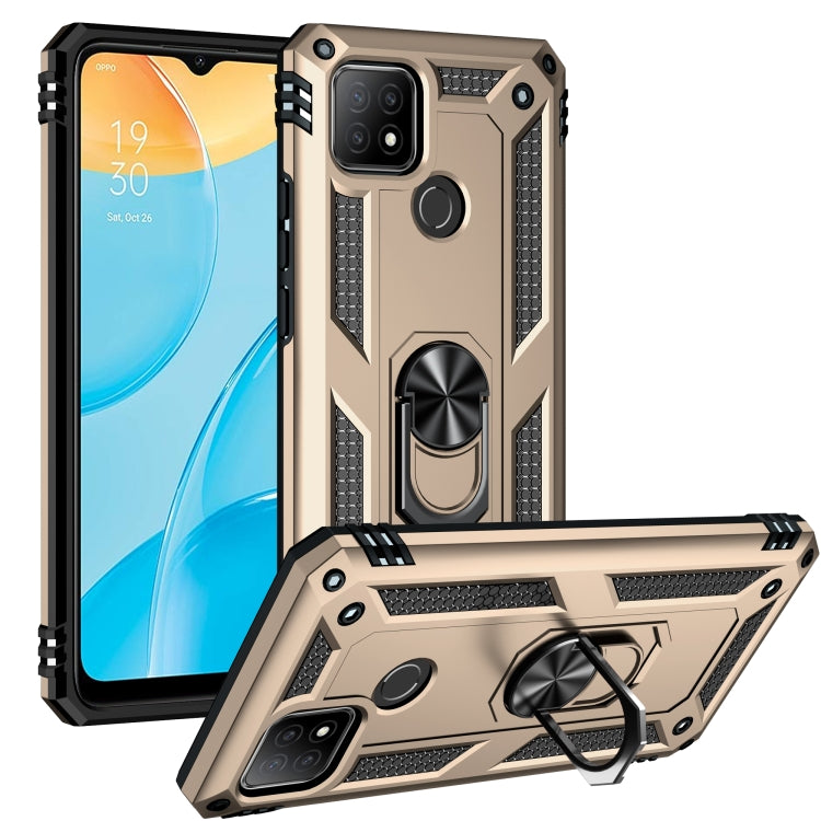 Custodia protettiva antiurto in TPU + PC con supporto girevole a 360 gradi, For OPPO A15