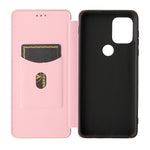 Struttura in fibra di carbonio Flip orizzontale magnetico Custodia in pelle TPU + PC + PU con slot per schede, For Motorola Moto G Stylus 5G, For Vivo V21e, For ZTE Nubia Red Magic 6R