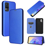 Struttura in fibra di carbonio Flip orizzontale magnetico Custodia in pelle TPU + PC + PU con slot per schede, For Motorola Moto G Stylus 5G, For Vivo V21e, For ZTE Nubia Red Magic 6R
