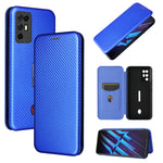 Struttura in fibra di carbonio Flip orizzontale magnetico Custodia in pelle TPU + PC + PU con slot per schede, For Motorola Moto G Stylus 5G, For Vivo V21e, For ZTE Nubia Red Magic 6R