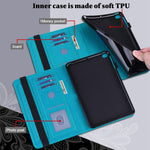 Custodia portafoglio in pelle per Kindle Fire HD 8 2020