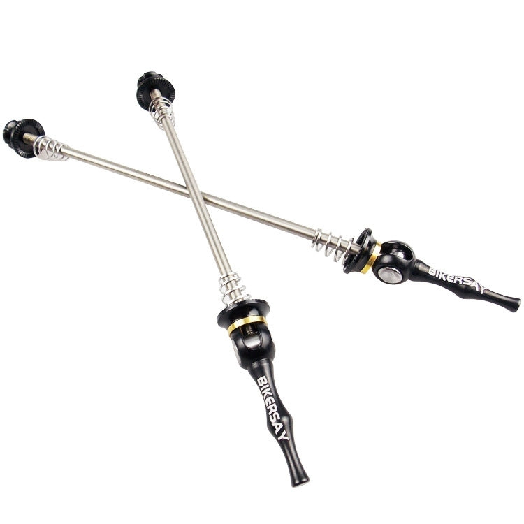 BIKERSAY Spiedini per biciclette Asse in titanio a sgancio rapido Spiedo per mozzo ruota QR, For MTB Bicycle QR001, For Road Bicycle QR001, For MTB Bicycle QR002, For Road Bicycle QR002, For MTB Bicycle QR003, For Road Bicycle QR003, For MTB Bicycle QR...