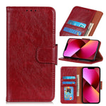 Custodia portafoglio in pelle per iPhone 13 Pro