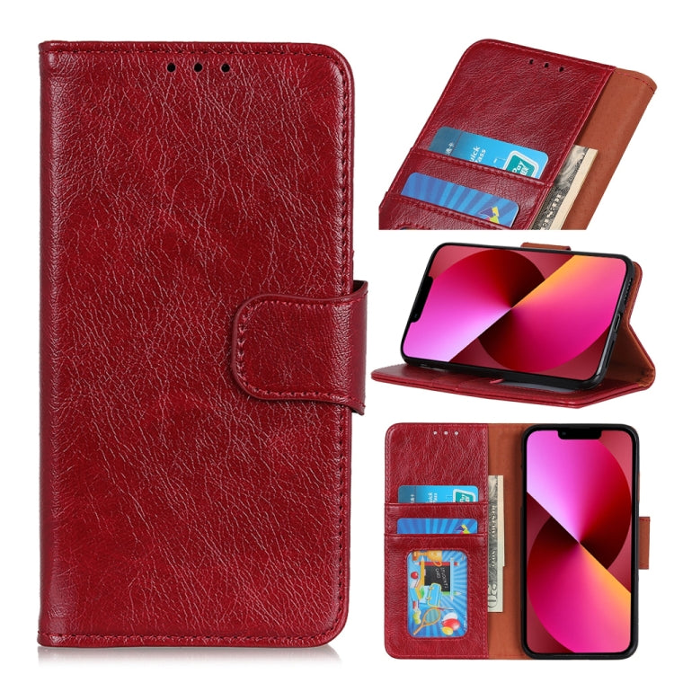 Custodia portafoglio in pelle per iPhone 13 Pro