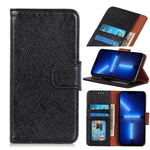 Custodia portafoglio in pelle per iPhone 13 Pro