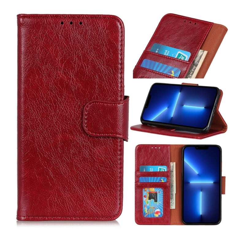 Custodia portafoglio in pelle per iPhone 13 Pro