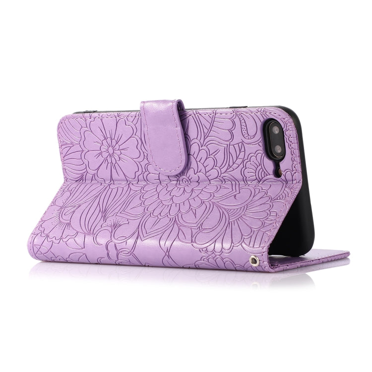 Custodia portafoglio in pelle con flip per iPhone 7 Plus e 8 Plus
