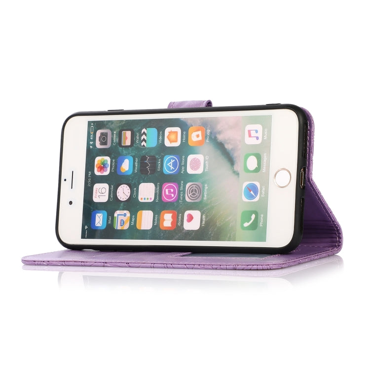 Custodia portafoglio in pelle con flip per iPhone 7 Plus e 8 Plus