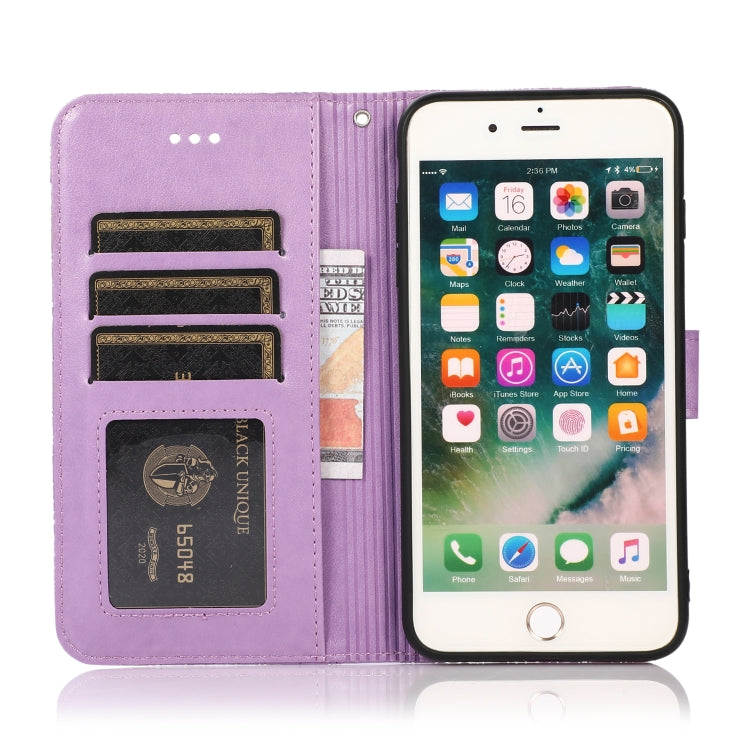 Custodia portafoglio in pelle con flip per iPhone 7 Plus e 8 Plus