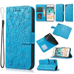 Custodia portafoglio in pelle con flip per iPhone 7 Plus e 8 Plus