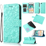 Custodia portafoglio in pelle con flip per iPhone 7 Plus e 8 Plus