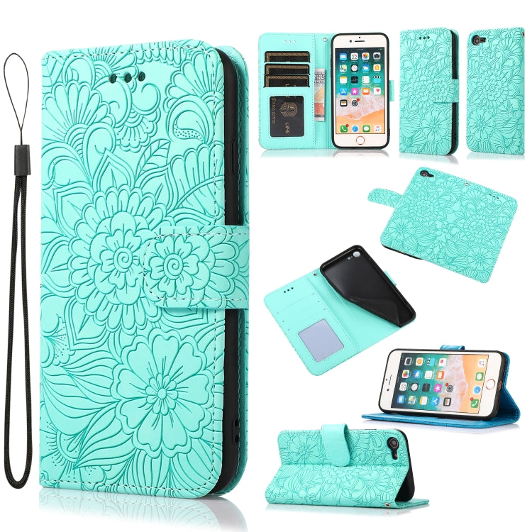 Custodia portafoglio in pelle con flip per iPhone 7 Plus e 8 Plus