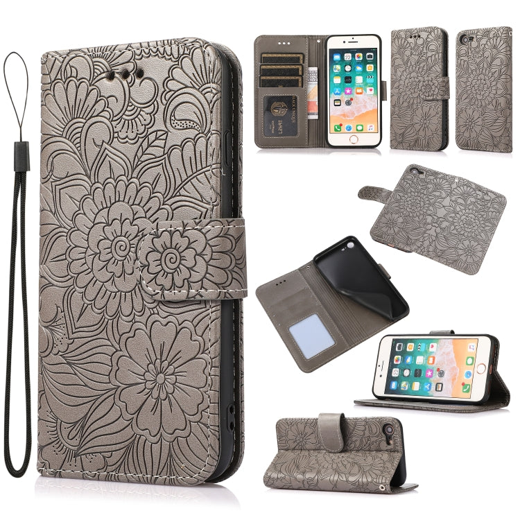 Custodia portafoglio in pelle con flip per iPhone 7 Plus e 8 Plus