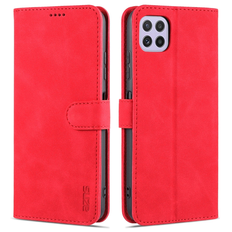 AZNS Skin Feel Calf Texture Custodia in pelle con apertura orizzontale con slot per carte, supporto e portafoglio, For Samsung Galaxy A22 5G, For Samsung Galaxy A32 4G