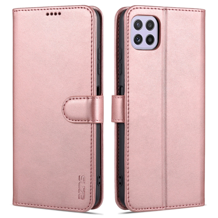 AZNS Skin Feel Calf Texture Custodia in pelle con apertura orizzontale con slot per carte, supporto e portafoglio, For Samsung Galaxy A22 5G, For Samsung Galaxy A32 4G