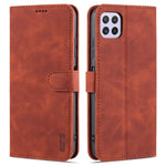 AZNS Skin Feel Calf Texture Custodia in pelle con apertura orizzontale con slot per carte, supporto e portafoglio, For Samsung Galaxy A22 5G, For Samsung Galaxy A32 4G