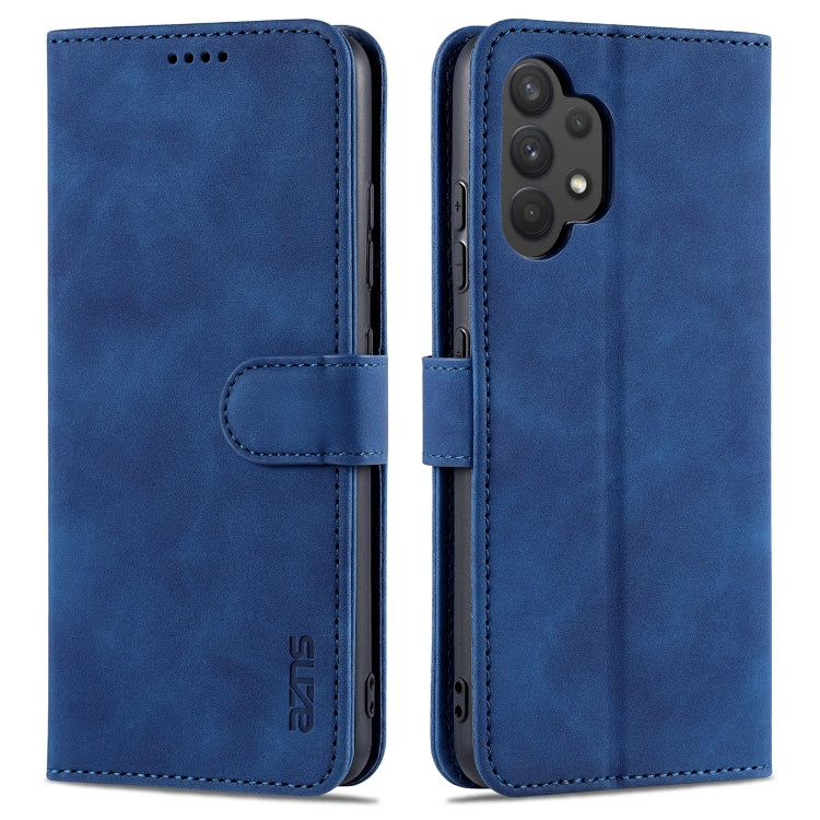 AZNS Skin Feel Calf Texture Custodia in pelle con apertura orizzontale con slot per carte, supporto e portafoglio, For Samsung Galaxy A22 5G, For Samsung Galaxy A32 4G