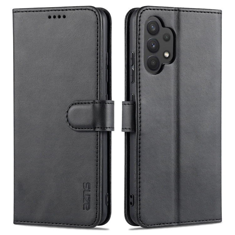 AZNS Skin Feel Calf Texture Custodia in pelle con apertura orizzontale con slot per carte, supporto e portafoglio, For Samsung Galaxy A22 5G, For Samsung Galaxy A32 4G