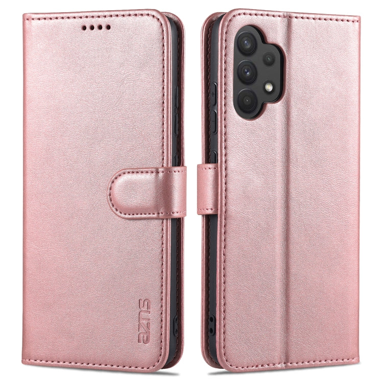 AZNS Skin Feel Calf Texture Custodia in pelle con apertura orizzontale con slot per carte, supporto e portafoglio, For Samsung Galaxy A22 5G, For Samsung Galaxy A32 4G