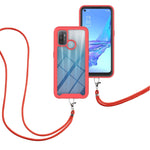 Starry Sky Solid Color Series Custodia protettiva antiurto per PC + TPU con tracolla, For OPPO A53, For OPPO A54 5G / A74 5G / A93 5G, For OPPO A94 4G / Reno5 Lite