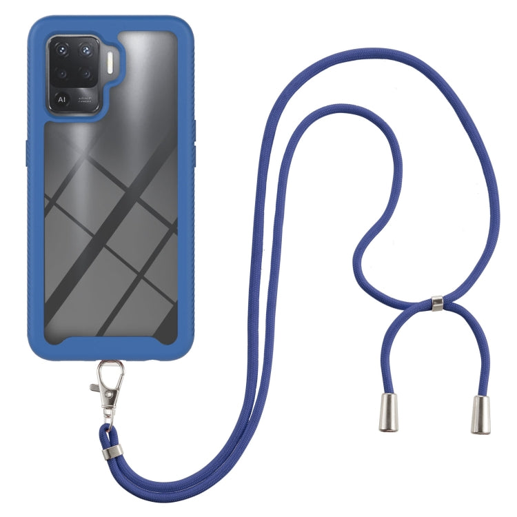 Starry Sky Solid Color Series Custodia protettiva antiurto per PC + TPU con tracolla, For OPPO A53, For OPPO A54 5G / A74 5G / A93 5G, For OPPO A94 4G / Reno5 Lite