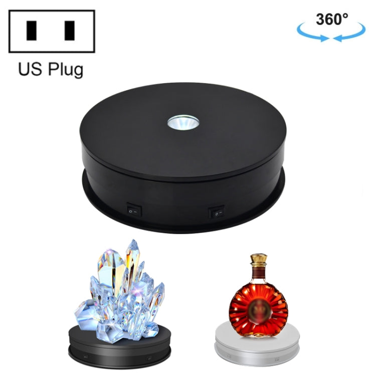 Giradischi girevole elettrico da 20 cm Espositore per riprese video Giradischi per fotografia, 20cm 110V US Plug, 20cm 220V EU Plug, 20cm 220V UK Plug, 20cm 220V AU Plug