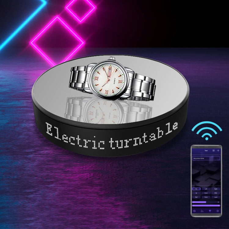 Schermo APP intelligente Display giradischi elettrico girevole Espositore a specchio Giradischi per riprese video in diretta