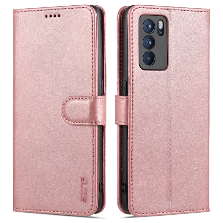 AZNS Skin Feel Calf Texture Custodia in pelle con apertura orizzontale con slot per carte, supporto e portafoglio, For OPPO K9, For OPPO Reno6 5G, For OPPO Reno6 Pro 5G, For Vivo Y53S 5G