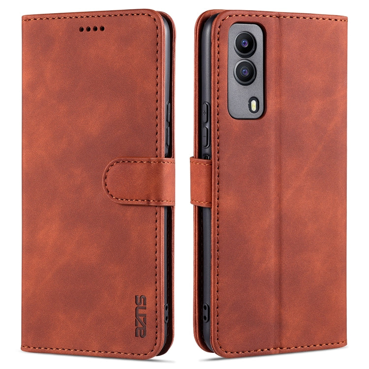 AZNS Skin Feel Calf Texture Custodia in pelle con apertura orizzontale con slot per carte, supporto e portafoglio, For OPPO K9, For OPPO Reno6 5G, For OPPO Reno6 Pro 5G, For Vivo Y53S 5G