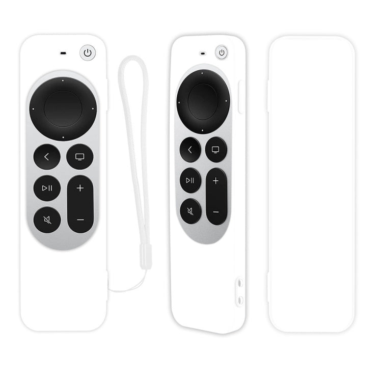 Custodia protettiva in silicone con corda per telecomando Apple TV 4K 4th Siri