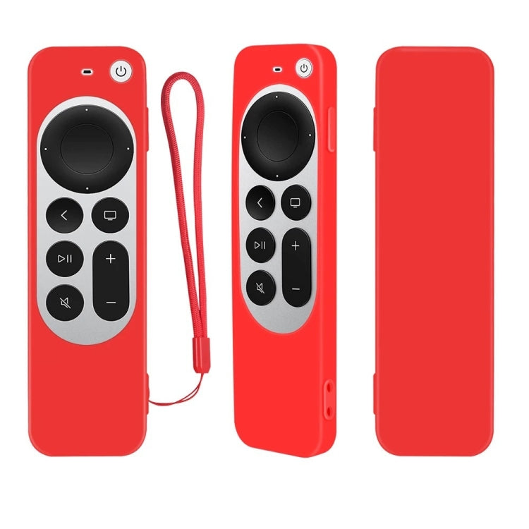 Custodia protettiva in silicone con corda per telecomando Apple TV 4K 4th Siri