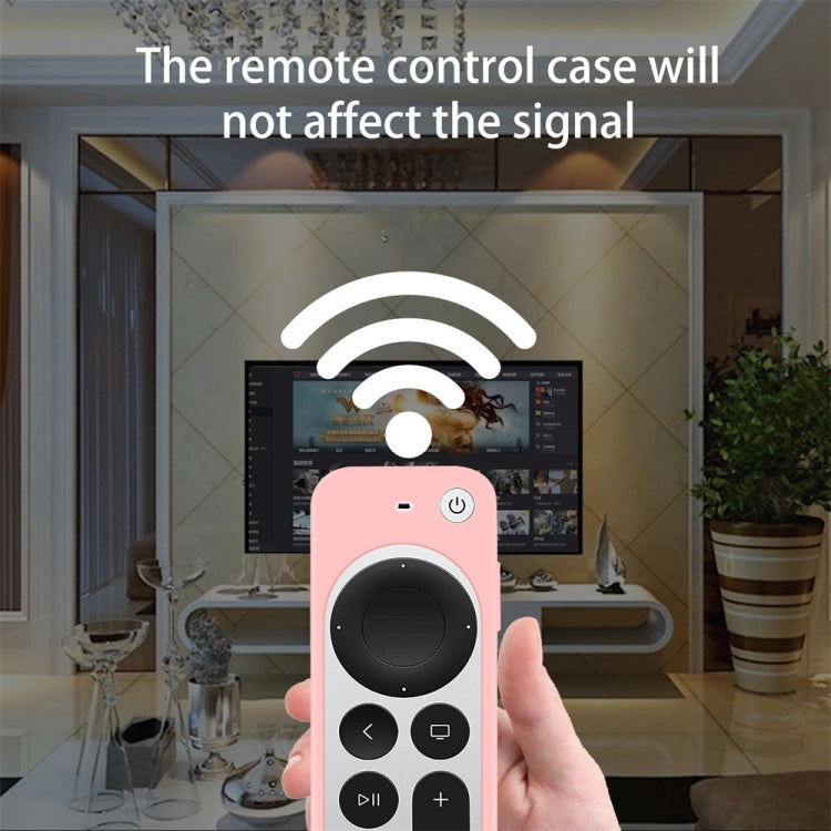Custodia protettiva in silicone con corda per telecomando Apple TV 4K 4th Siri