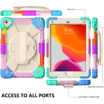 Custodia in silicone con tracolla per iPad 9.7 Air 2 Air