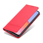 AZNS Custodia in pelle a vibrazione orizzontale con struttura in vitello magnetico con slot per carte, supporto e portafoglio, For vivo Y53s