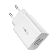 WK WP-U56 Adattatore di alimentazione per caricabatterie da viaggio a ricarica rapida Dual USB 2A,, UK Plug, EU Plug
