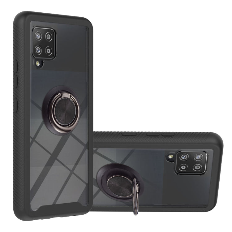 Starry Sky Solid Color Series Custodia protettiva antiurto per PC + TPU con supporto ad anello e funzione magnetica, For Samsung Galaxy A42 5G, For Samsung Galaxy A32 5G, For Samsung Galaxy A32 4G EU Version, For Samsung Galaxy A31                     ...